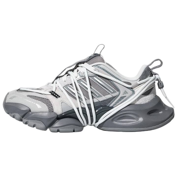 Adidas Adidas XLG RUNNER DELUXE 2.0 Running Shoes Unisex Low Top Gray/Metallic Silver