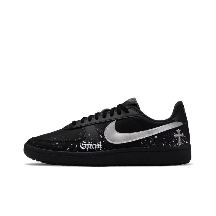 Nike Nike Field General '82 Skateboard Shoes Unisex Low Top Black Silver