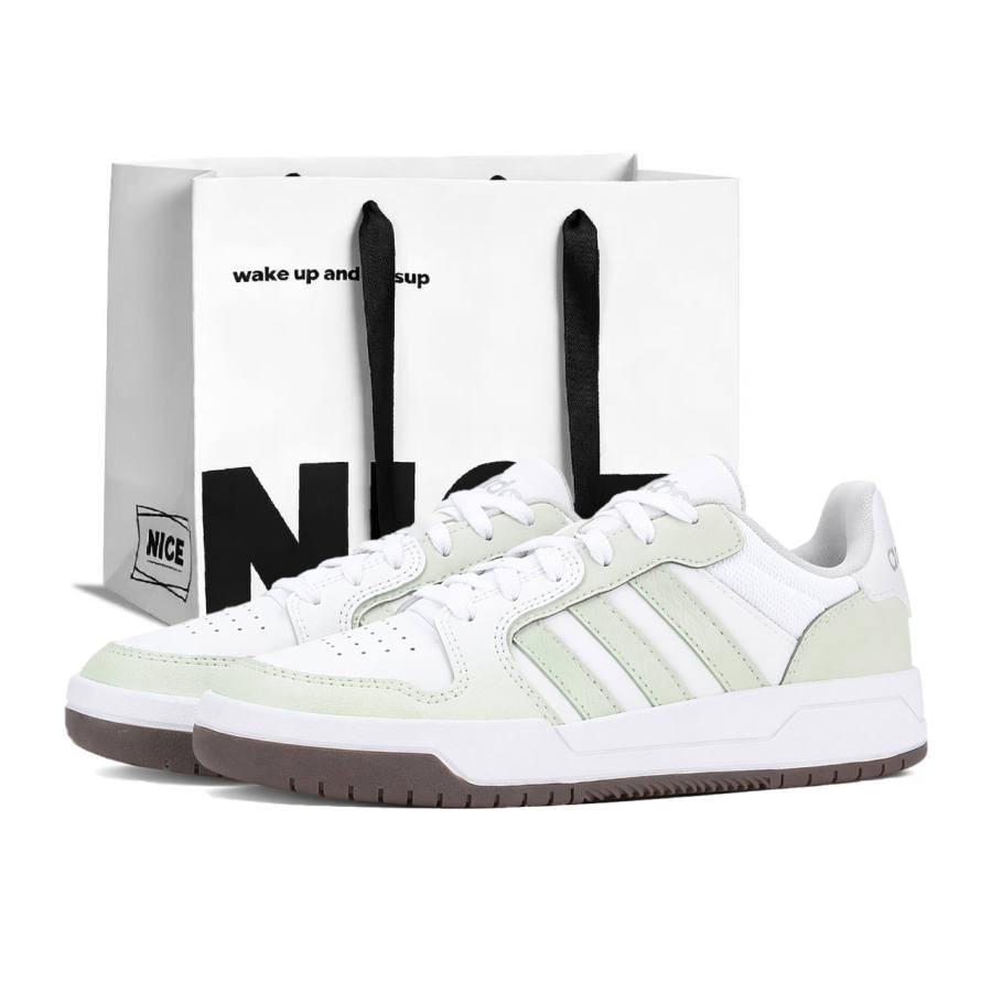 Adidas Adidas ENTRAP Skateboard Shoes Women's Low Top Green/White