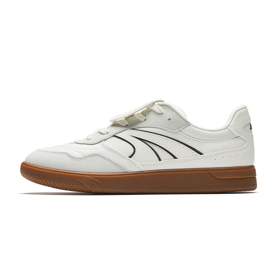 ANTA Cloud Mountain Skateboard Shoes Men's Low Top Ivory White/Numbers Mist Gray