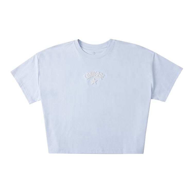 Converse Converse T Shirts Women's Light Sky Blue Crew Neck