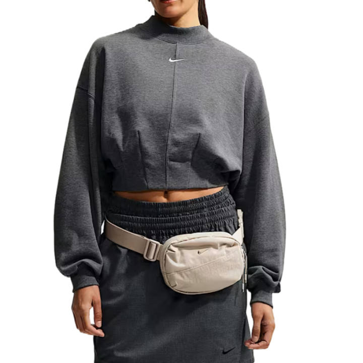 Nike Nike Sweatshirts Women's Charcoal Briarwood/Sailboat Pattern Crew Neck Moderate