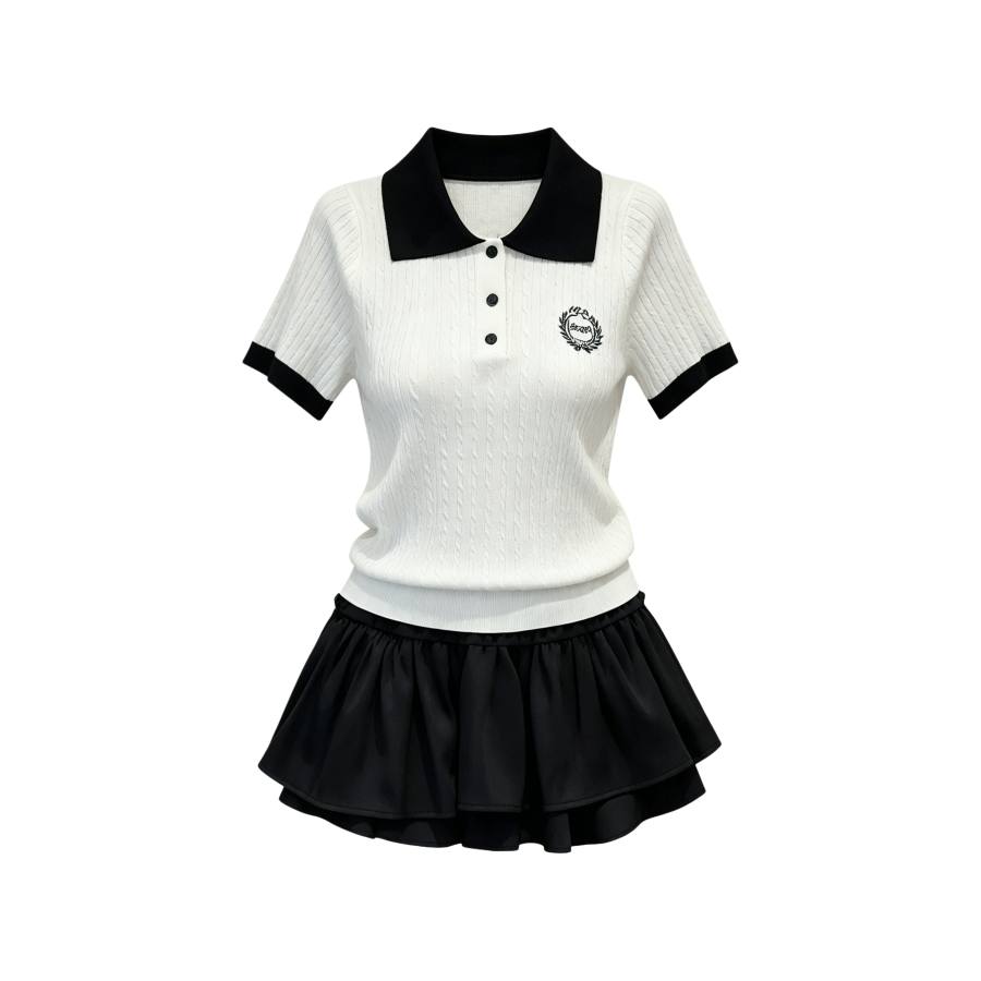 TUSHIFEI Casual Suits Women's Polo Collar Moderate