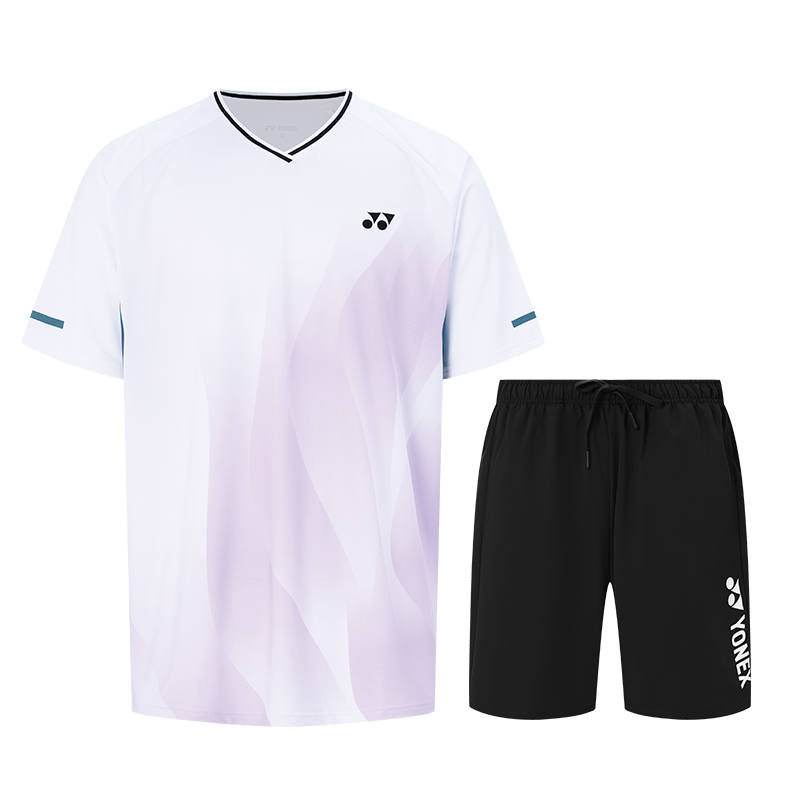 YONEX YONEX Badminton Uniform Sets Men's V Neck Thin