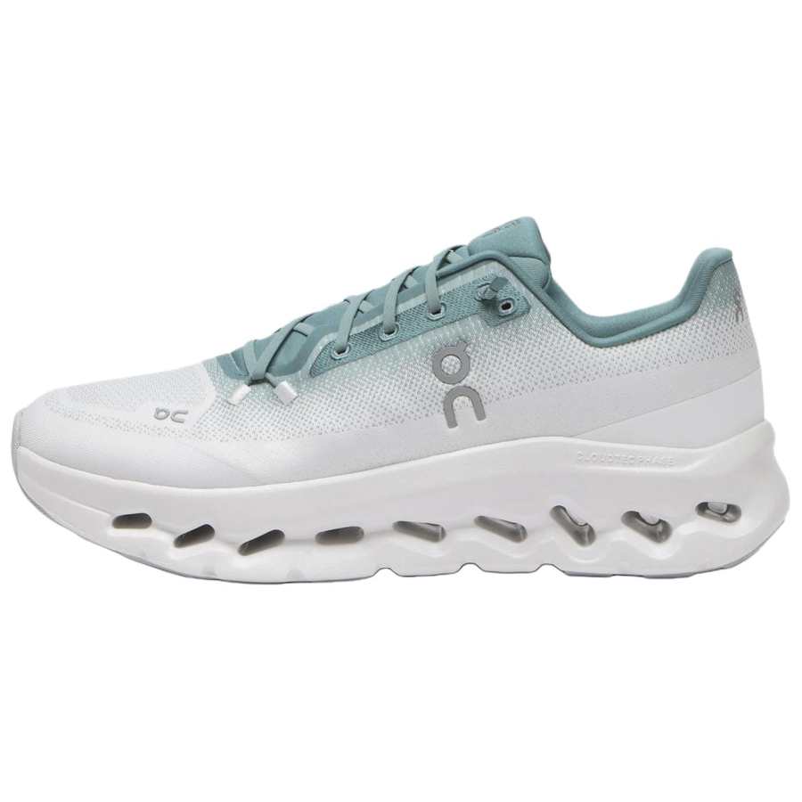 On On Cloudtilt Running Shoes Men's Low Top White Green