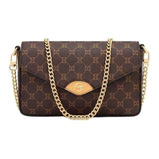 MashaLanti PVC Small Square Bag Crossbody Bags Regular Women's Dark Brown