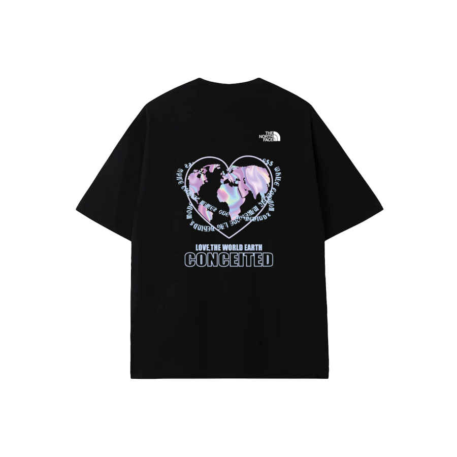THE NORTH FACE T Shirts Unisex Black Crew Neck Moderate