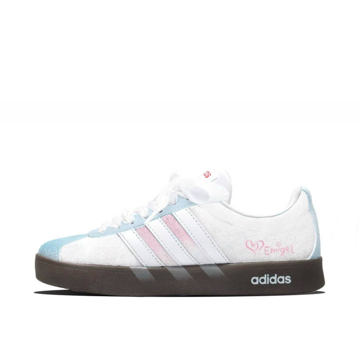 Adidas Adidas VL COURT 2.0 German Army Trainers Unisex Low Top Beige/Blue