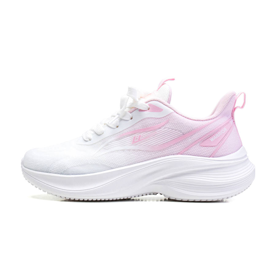 WARRIOR Running Shoes Women's Low Top White Pink