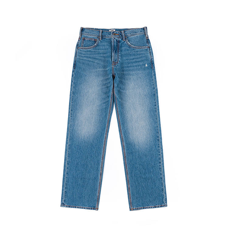 Lee Lee Jeans Men's Light Blue Moderate Straight Fit Pants