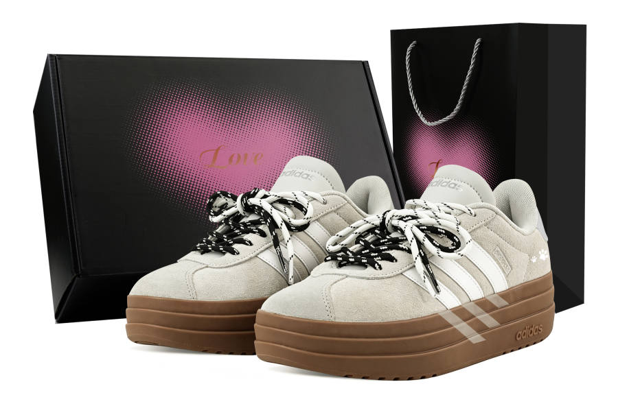 Adidas Adidas VL Court Bold German Army Trainers Women's Low Top White