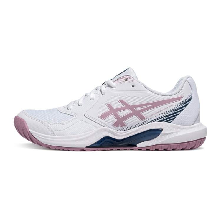 ASICS GEL DEDICATE 9 Tennis Shoes Women's Low Top White/Taro Purple