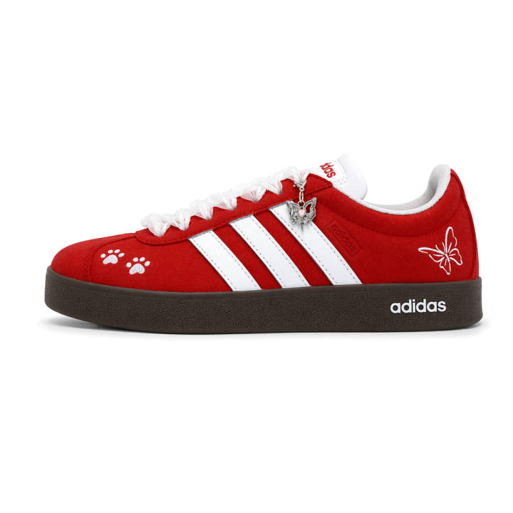 Adidas Adidas VL COURT 2.0 German Army Trainers Unisex Low Top Red, White