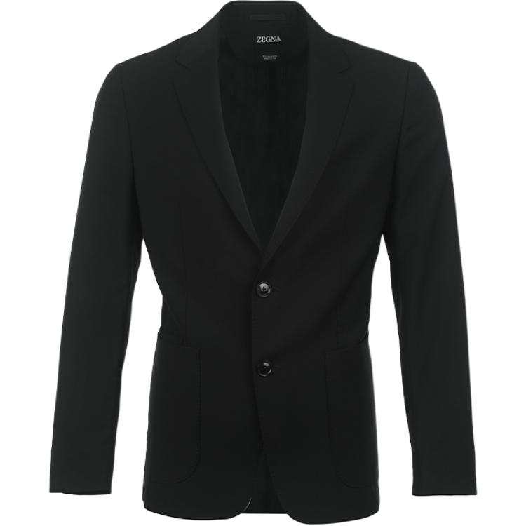 Ermenegildo Zegna Business Suits Men's Black Moderate