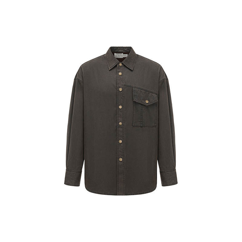 Feng Chen Wang Feng Chen Wang Shirts Unisex Dark Brown Moderate