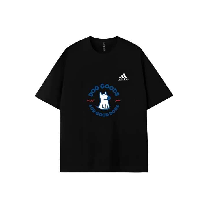 Adidas Adidas MUST HAVES T Shirts Unisex Black Crew Neck Moderate