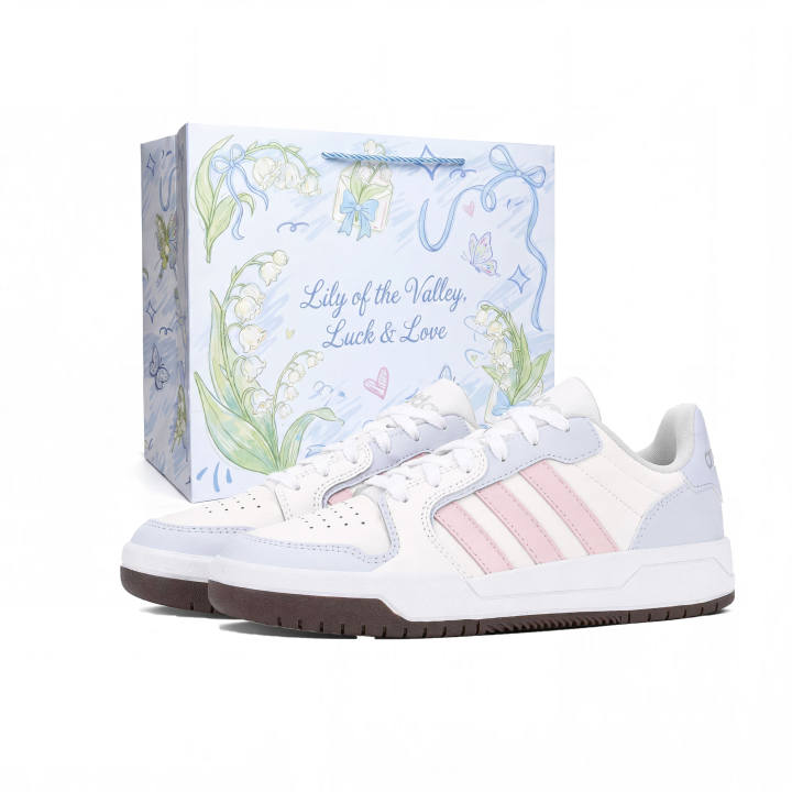 Adidas Adidas ENTRAP Skateboard Shoes Women's Low Top Blue Pink