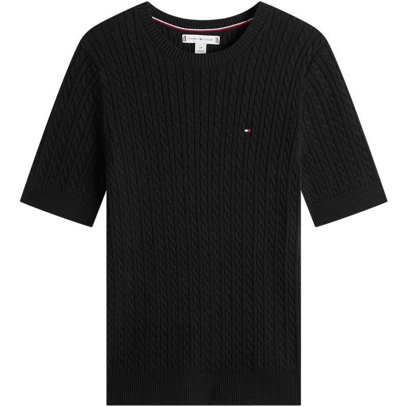 Tommy Hilfiger Sweaters Women's Black Bds Crew Neck Moderate Other