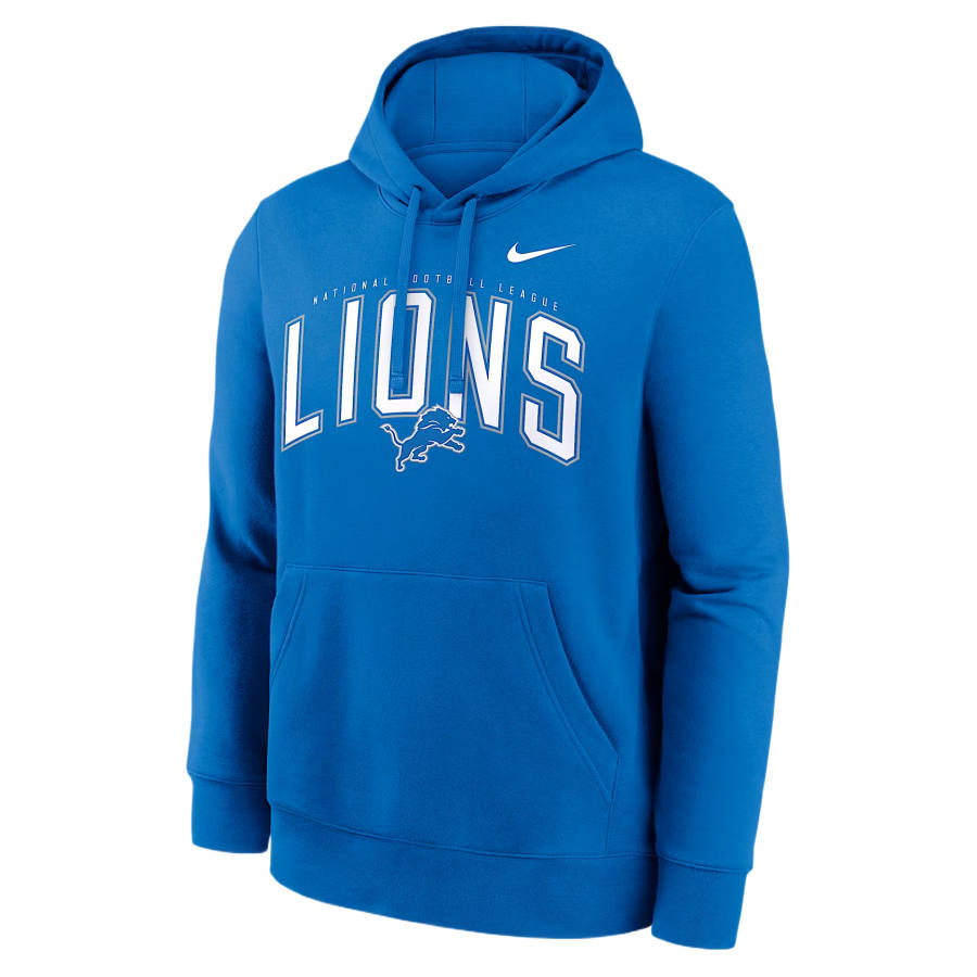 Nike Nike NFL Sweatshirts Men's Blue Hooded Non Detachable Moderate