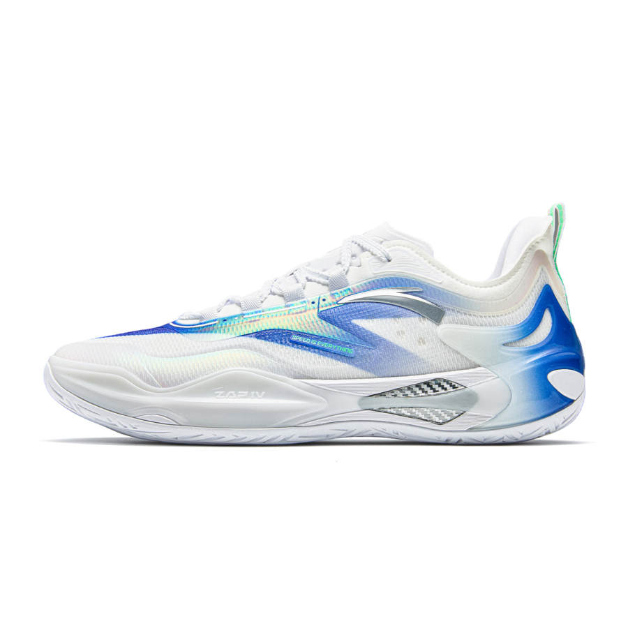 ANTA Zap 4 Basketball Shoes Men's Low Top Anta White/Horizon Blue 1