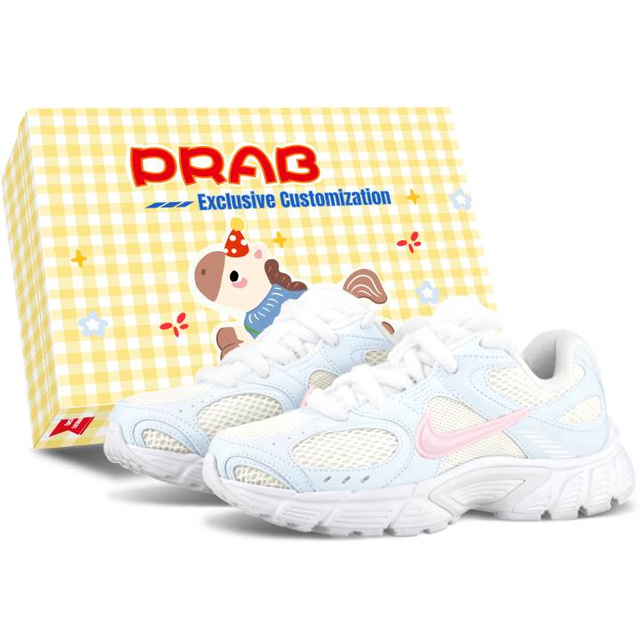 Nike Nike V5 RNR Running Shoes Unisex Low Top Blue/White/Yellow/Pink