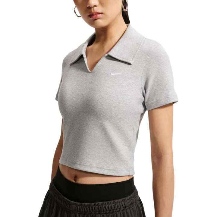 Nike Nike Polo Shirts Women's Wolf Gray Moderate