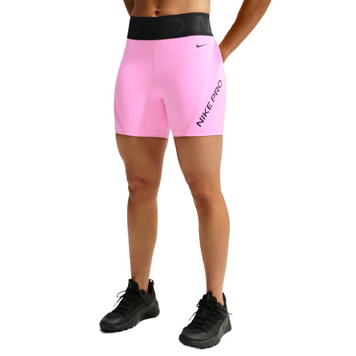Nike Nike Pro Sports Shorts Women's Pink/Black/Black Moderate
