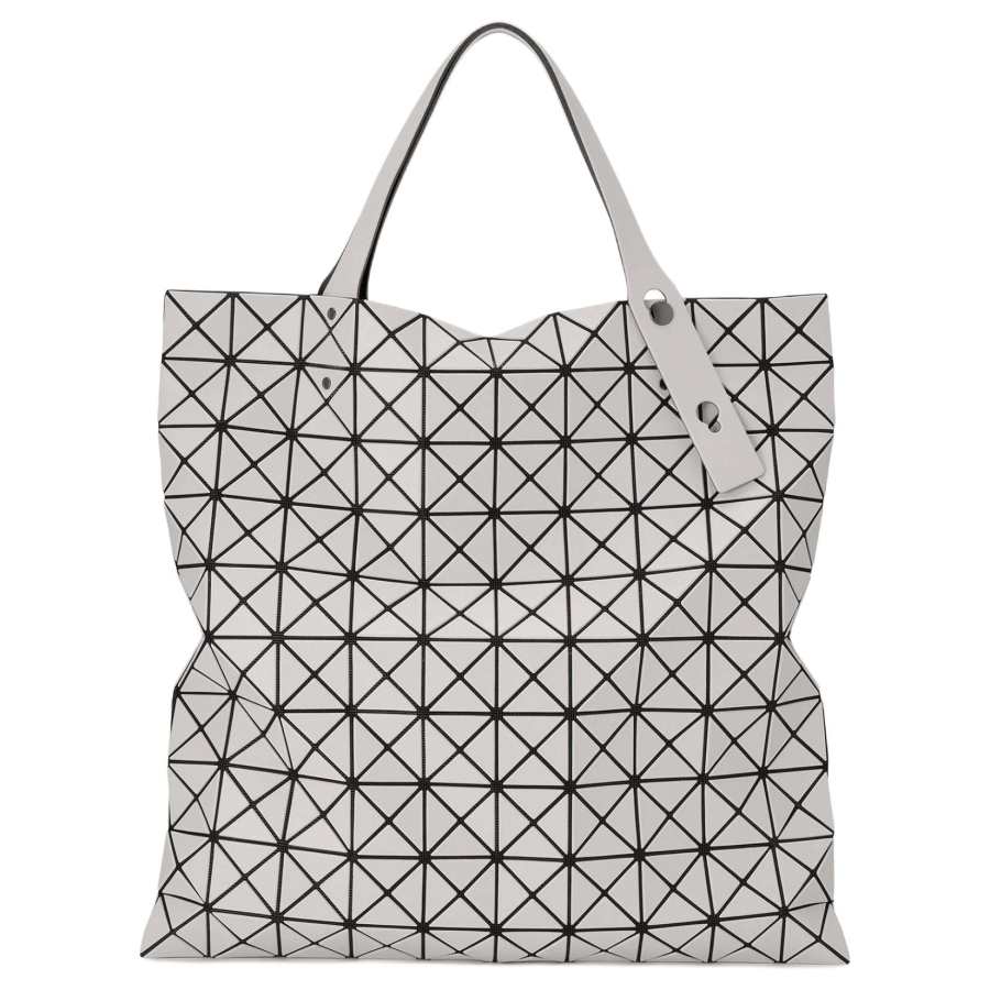 ISSEY MIYAKE PVC One Shoulder Handbag Unisex Light Gray