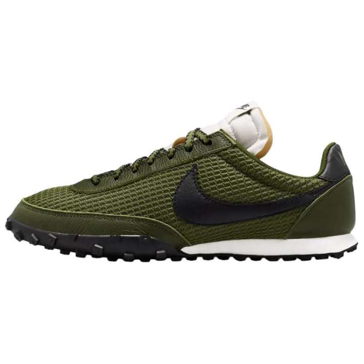 Nike Nike Waffle Racer Casual Shoes Unisex Olive Green