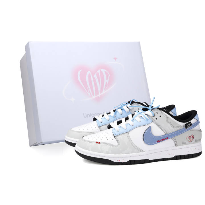 Nike Nike Dunk Skateboard Shoes Men's Low Top Blue Gray