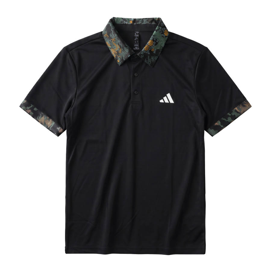 Adidas Adidas Polo Shirts Unisex Black Polo Collar Moderate Straight Fit