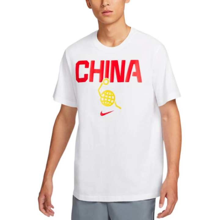 Nike Nike T Shirts Men's White Crew Neck Moderate
