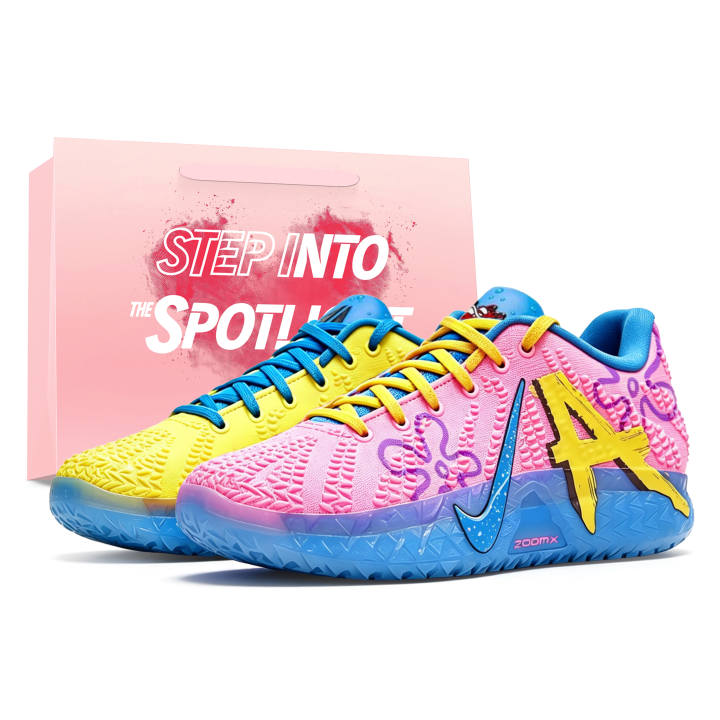 Nike Nike Ja Morant 3 Basketball Shoes Men's Mid Top Pink/Blue/Yellow
