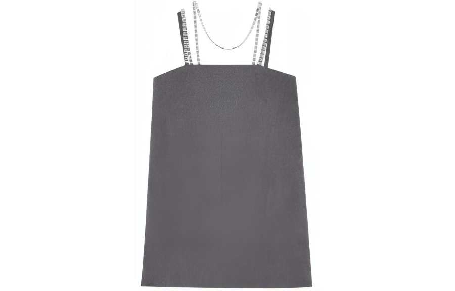 WE11DONE Sleeveless Dress Women's Gray