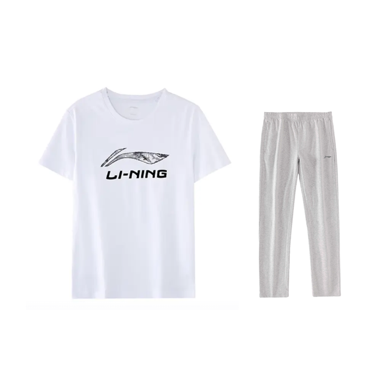 Li-Ning Li Ning Casual Sportswear Men's Crew Neck Moderate