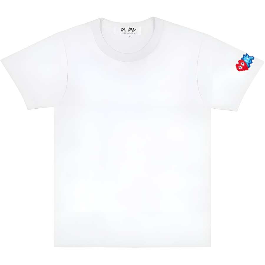 CDG Play CDG Play Double Heart T-Shirt