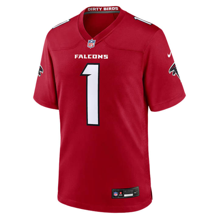 Nike Nike Rugby Jerseys Men's Red V Neck Moderate