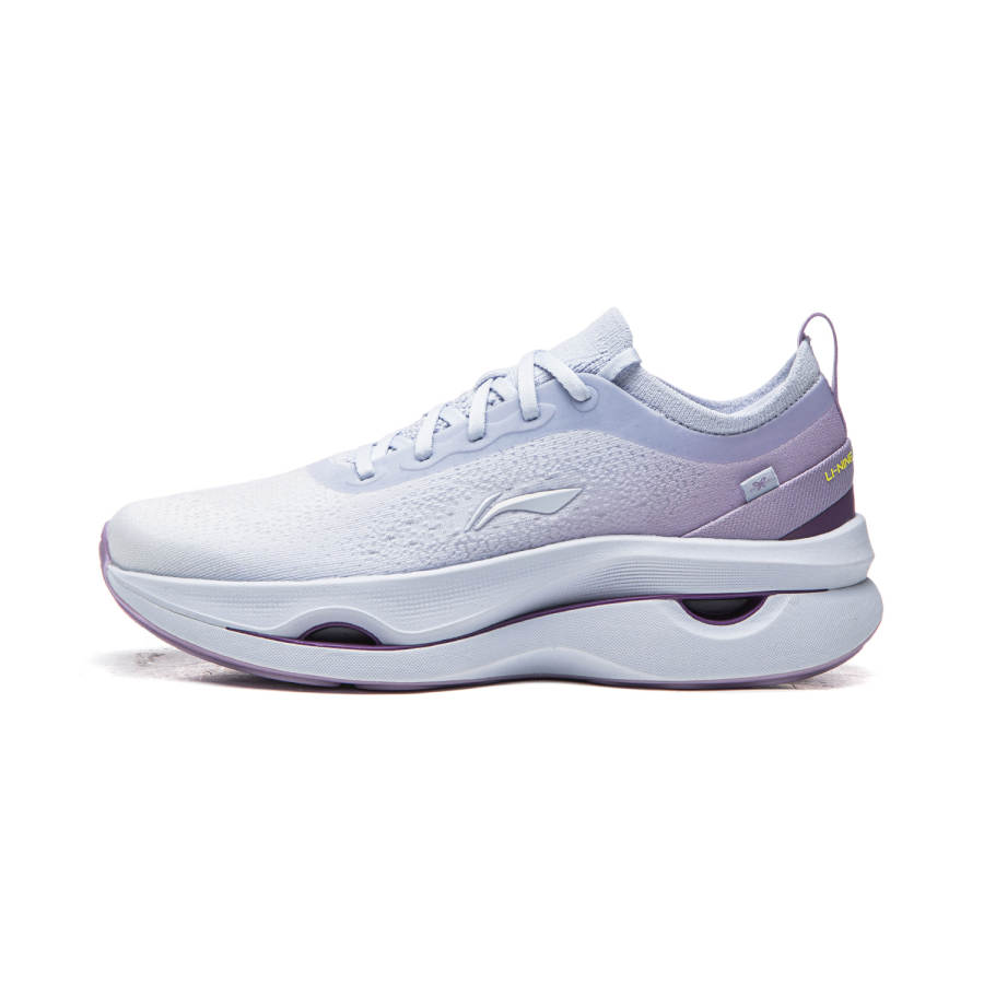 Li-Ning Li Ning Stunning 2 Running Shoes Women's Low Top Standard White/Light Dusk Blue/Breeze Purple