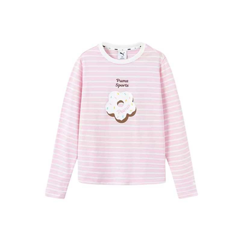 PUMA Kids T Shirts Crew Neck Moderate Stretch
