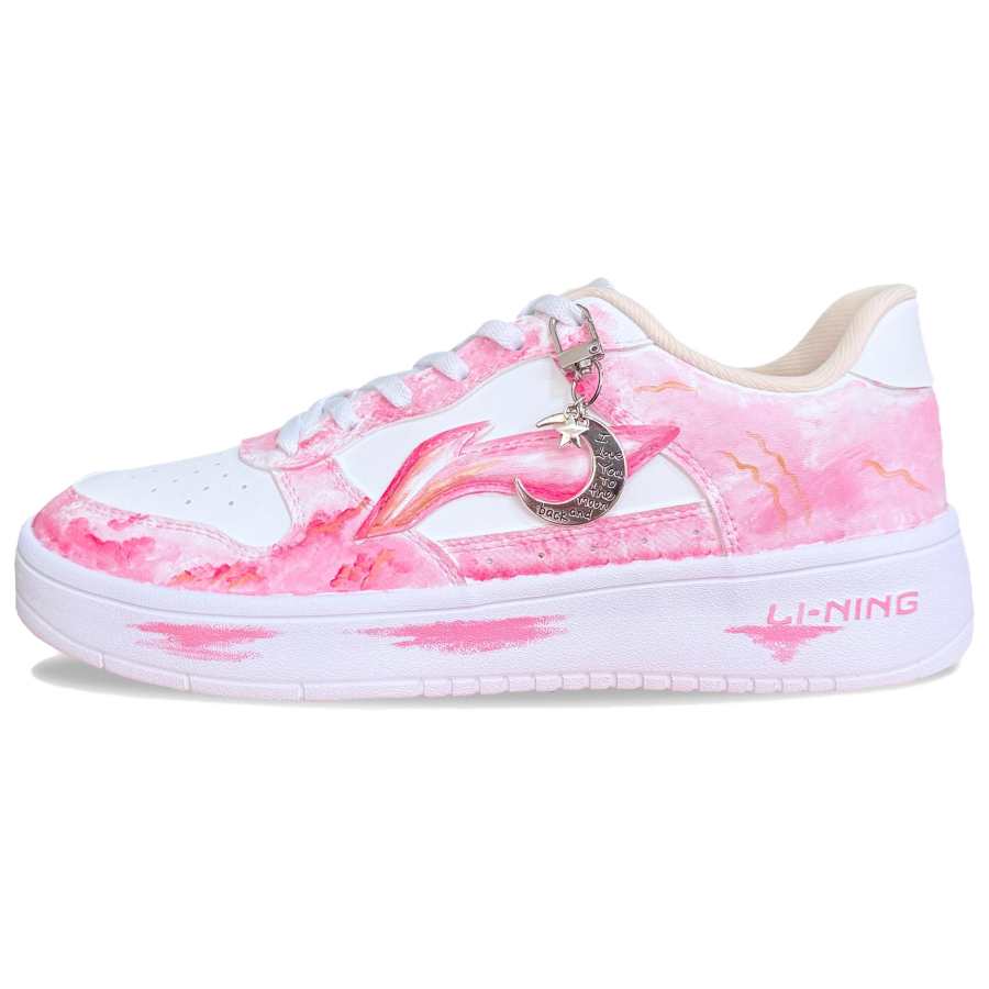 Li-Ning Li Ning Floating Boat Skateboard Shoes Women's Low Top White