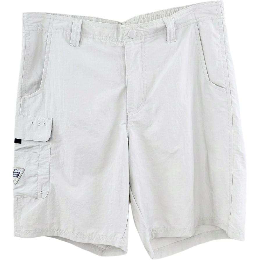 Columbia Casual Shorts Men's 019 Gray White Moderate
