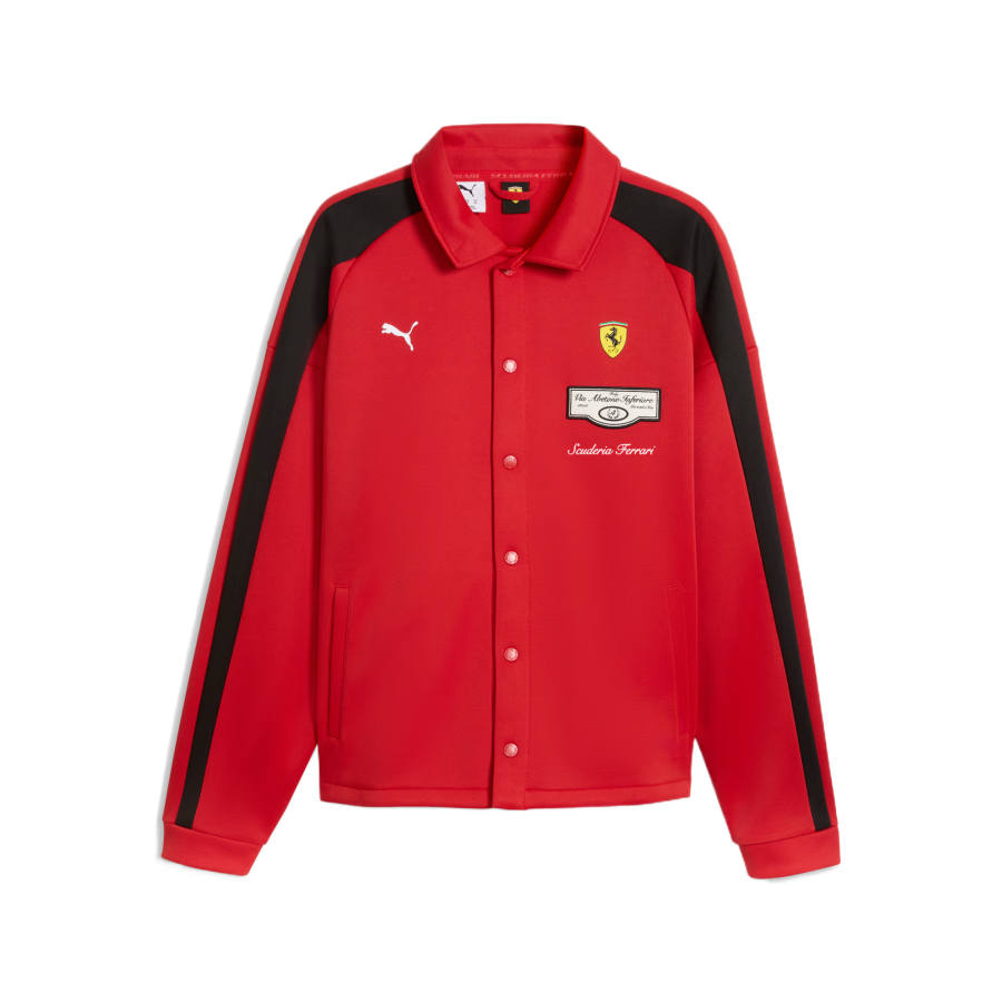 PUMA PUMA Jackets Men's Race Red Lapel Moderate