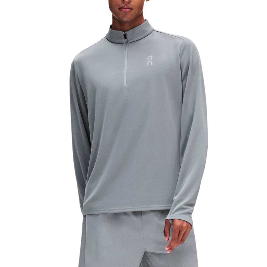 On Running T Shirts Men's Apollo Blue Stand Collar