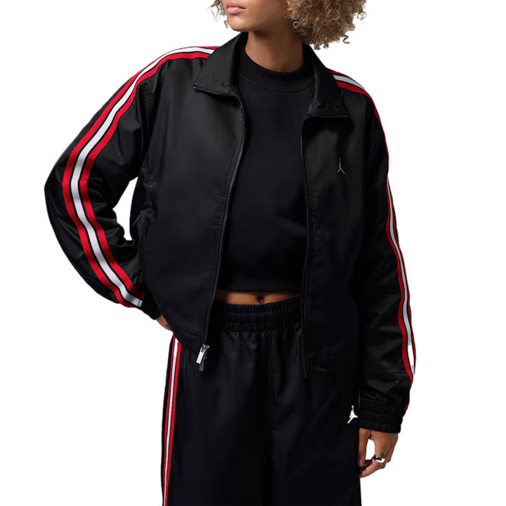 Jordan Jordan Jackets Women's Black Lapel Moderate