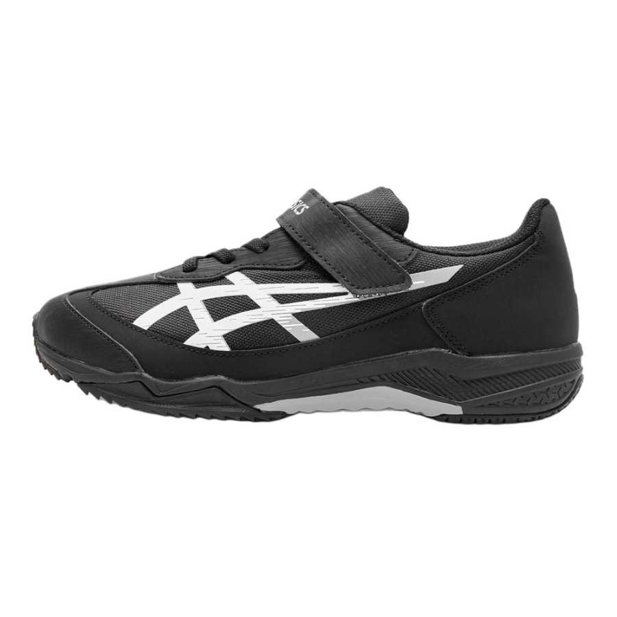 ASICS LAZERBEAM SJ MG Synthetic Leather, Textile Low top Kids' Running Shoes Black Kids'