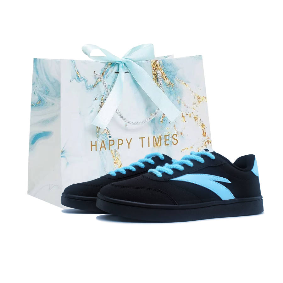 ANTA Active Skateboard Shoes Unisex Low Top Black/Blue