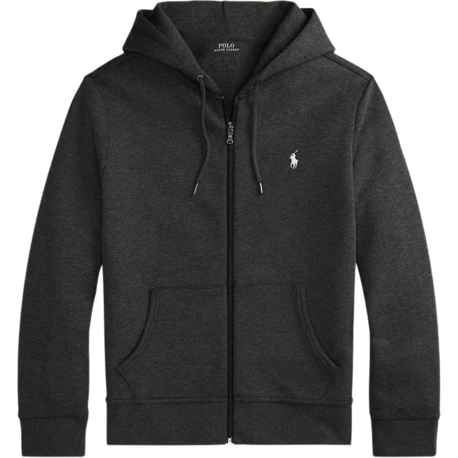 Polo Ralph Lauren Sweatshirts Men's Gray Hooded Non Detachable Moderate Straight Fit
