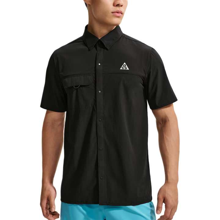 Nike Nike ACG Running Jackets Men's Black/Mountain Peak White Lapel Moderate Other
