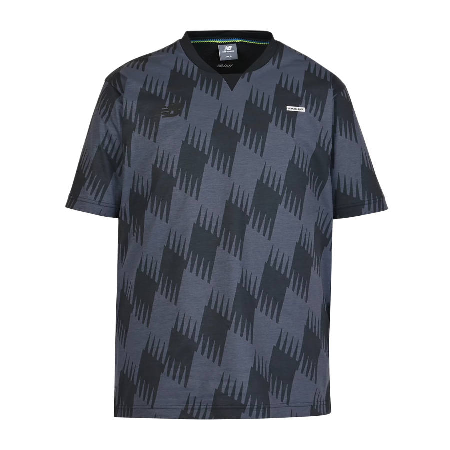 New Balance New Balance Black Out T Shirts Men's Black Crew Neck Moderate