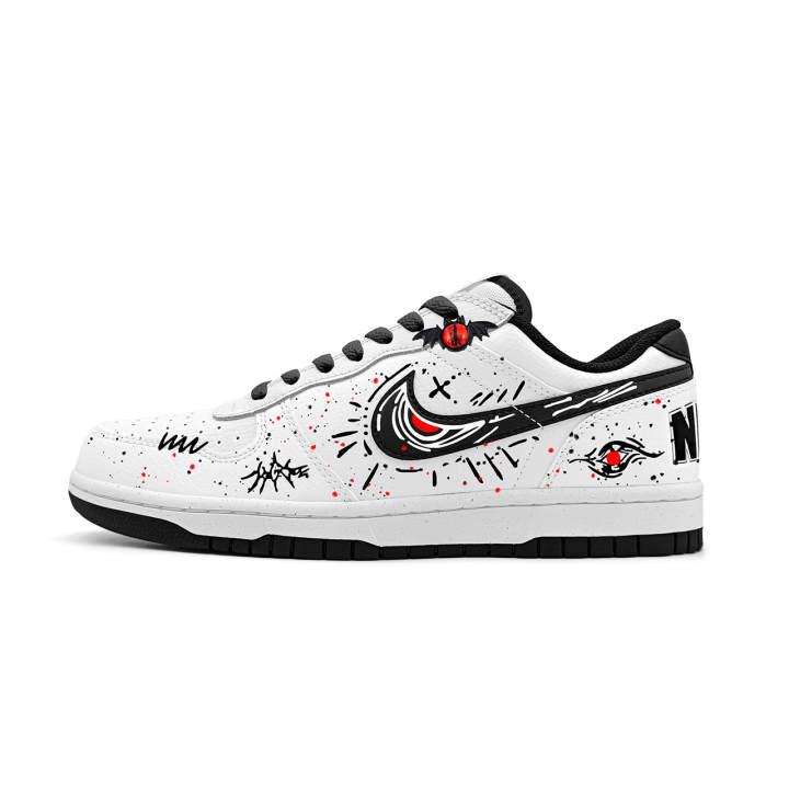 Nike Nike Big Skateboard Shoes Men's Low Top Black, Red